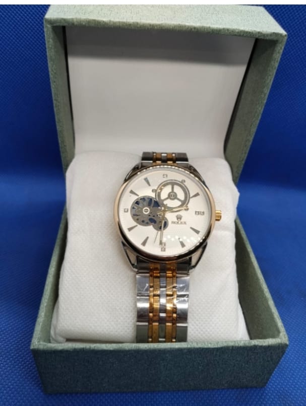 Ayaan Classic – Silver ,Gold Watch