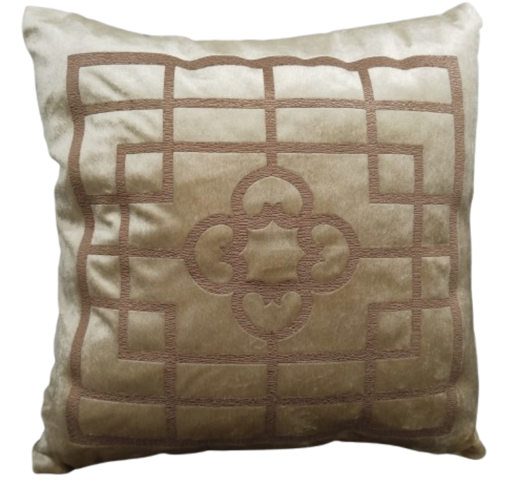 Golden Harvest Fur Cushion