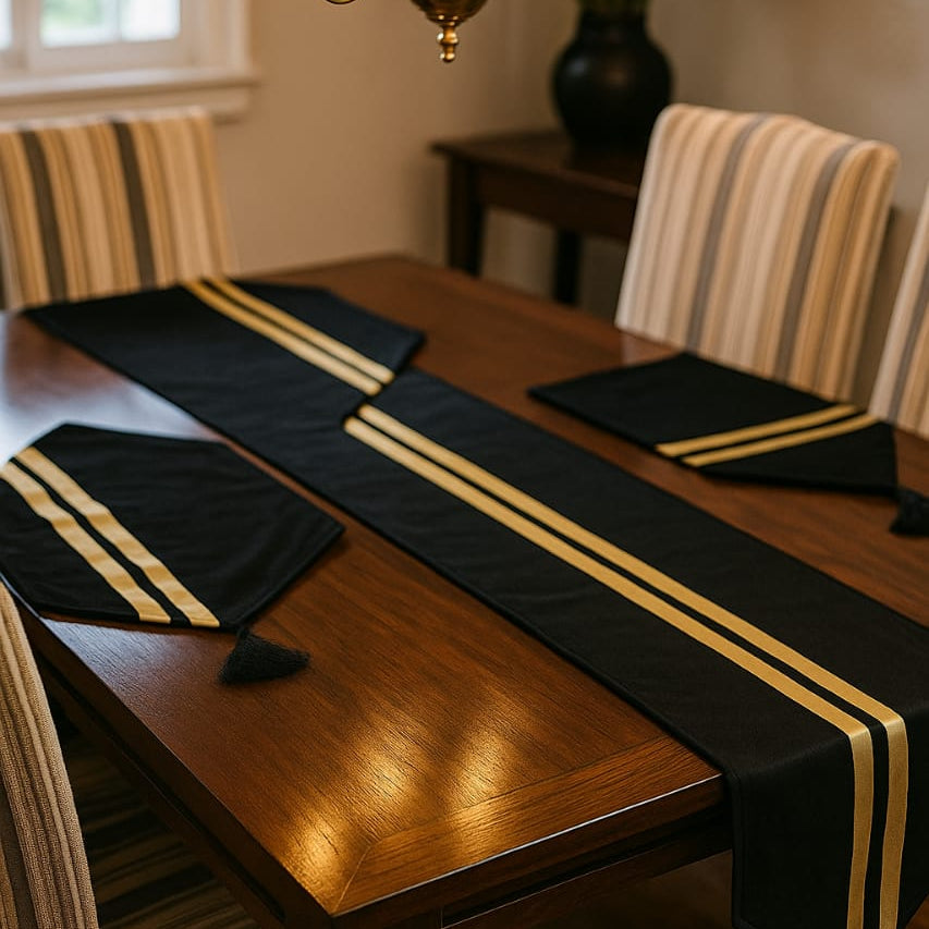 Noir Majesty Table Runner
