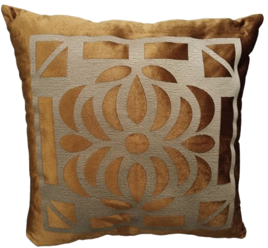 Nude Glow Fur Accent Cushion