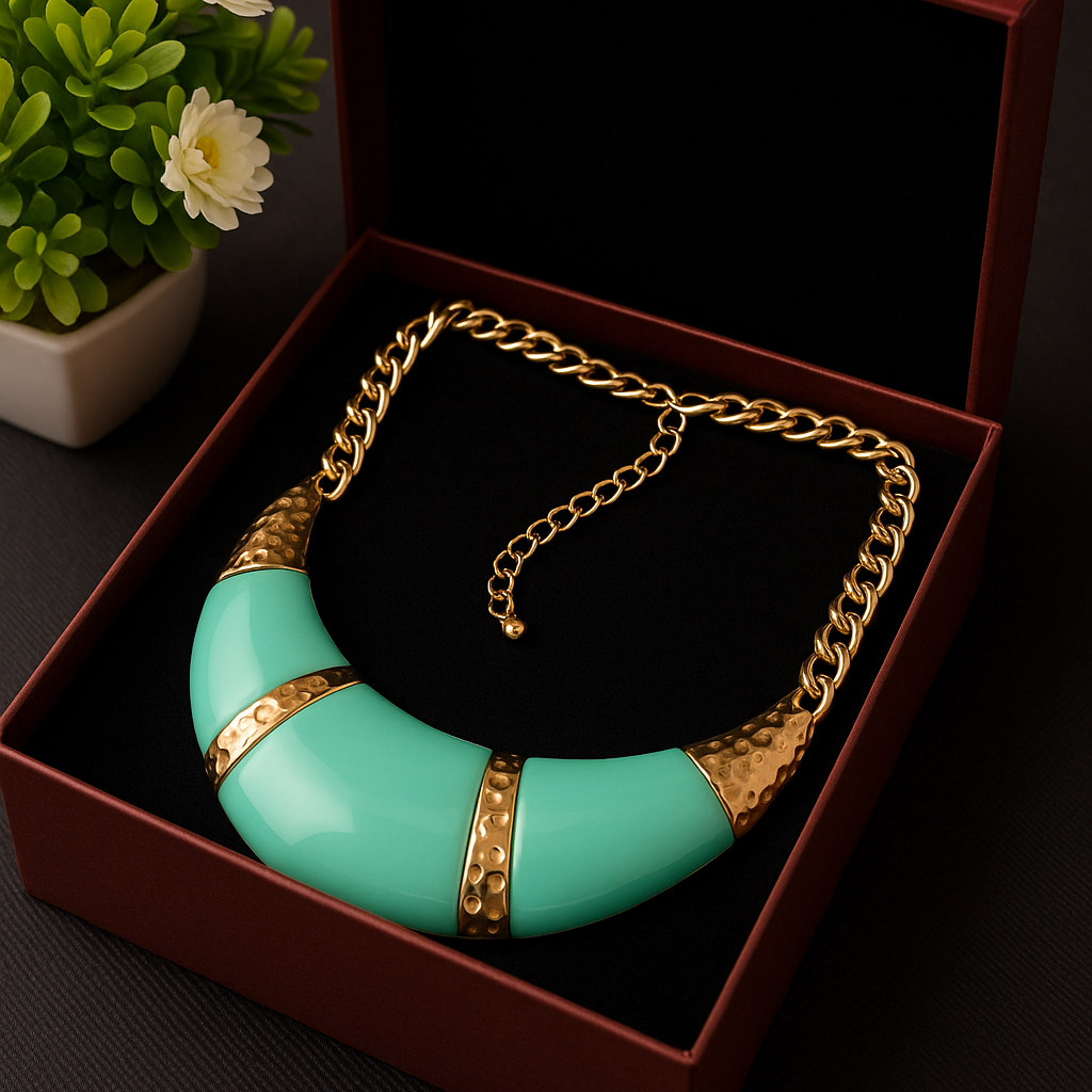 Feroza Stone Stylish Necklace