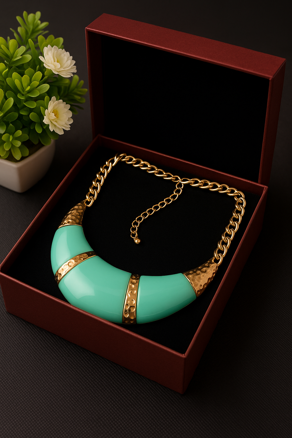 Feroza Stone Stylish Necklace