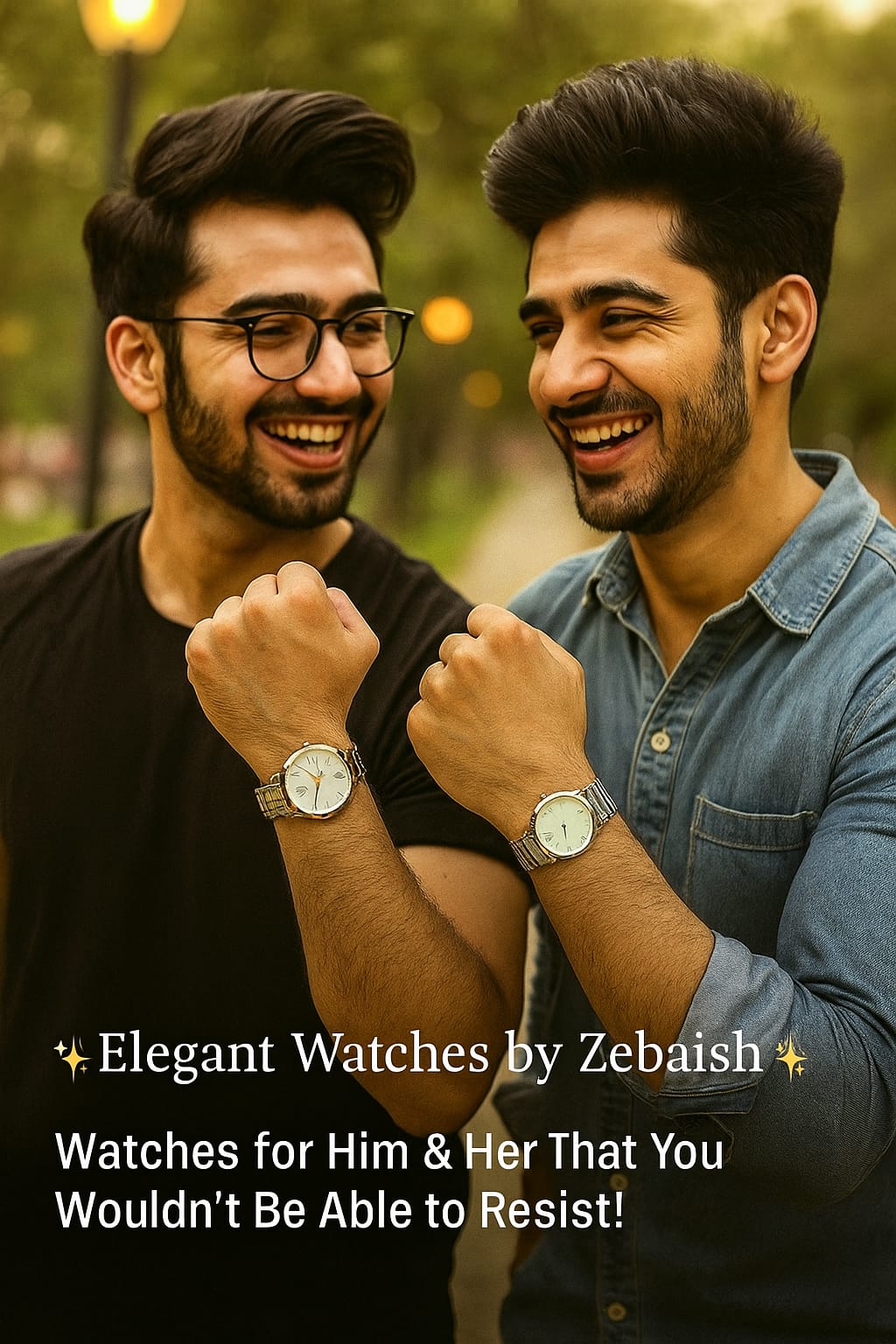 Ayaan Classic – Silver ,Gold Watch