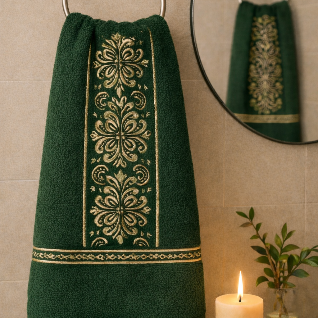 Urban Gold Zinc Premium Cotton Bath Towel