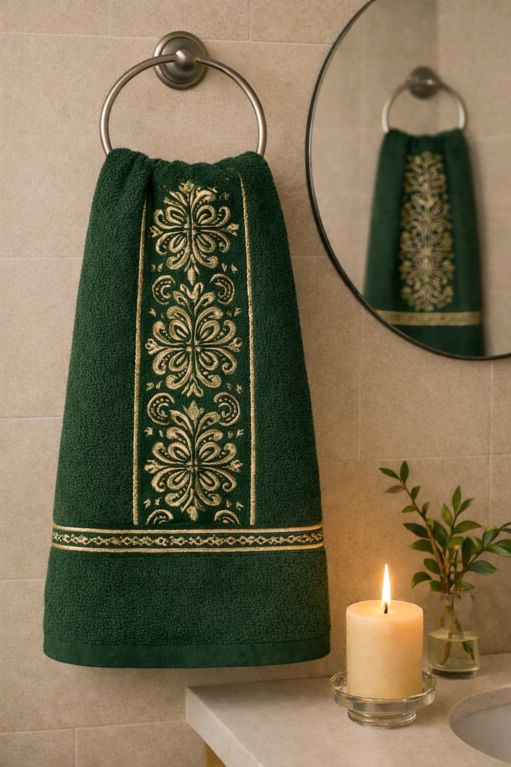 Urban Gold Zinc Premium Cotton Bath Towel