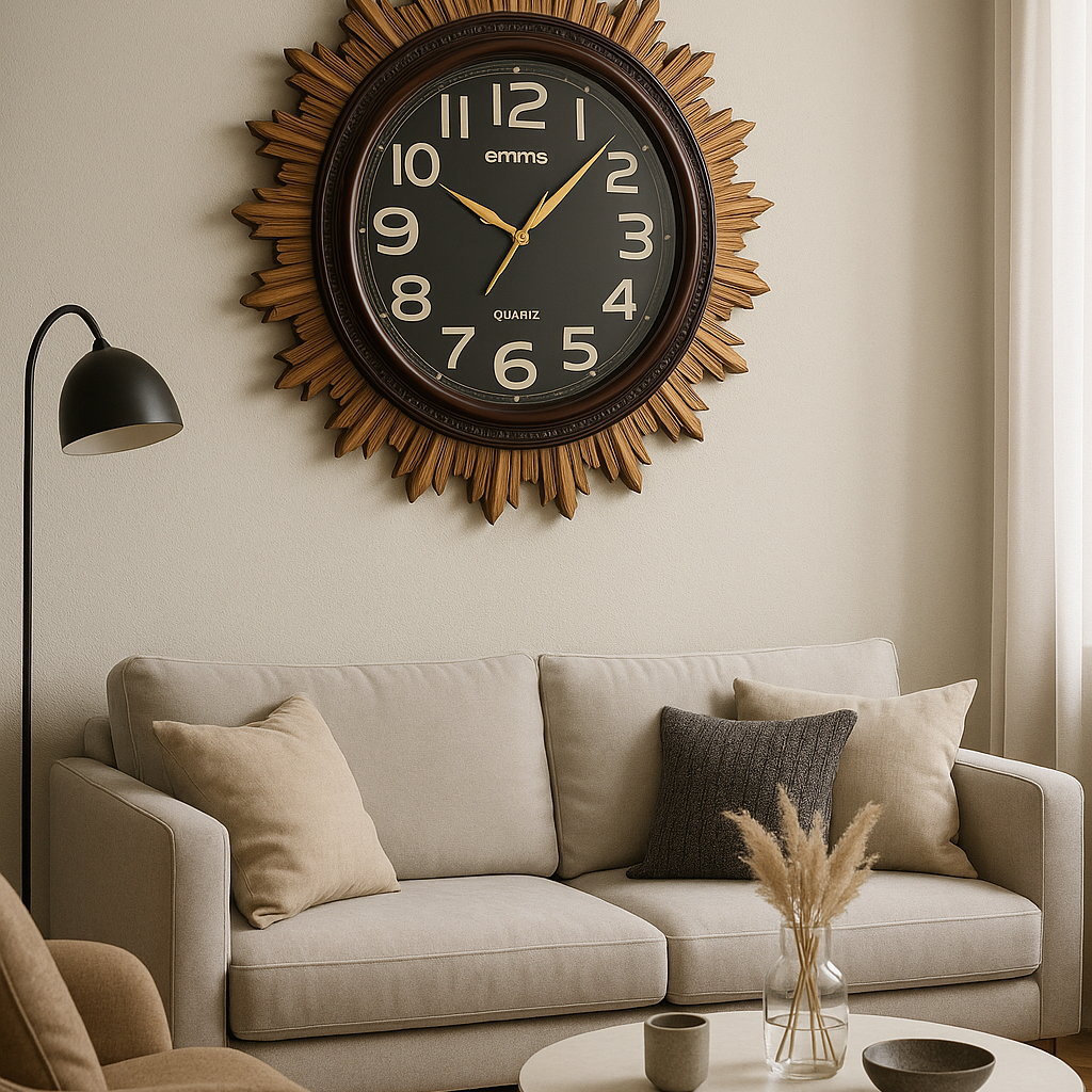 Golden Hour Wall Clock