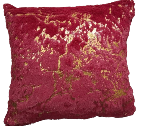 Imperial Maroon Gold Cushion